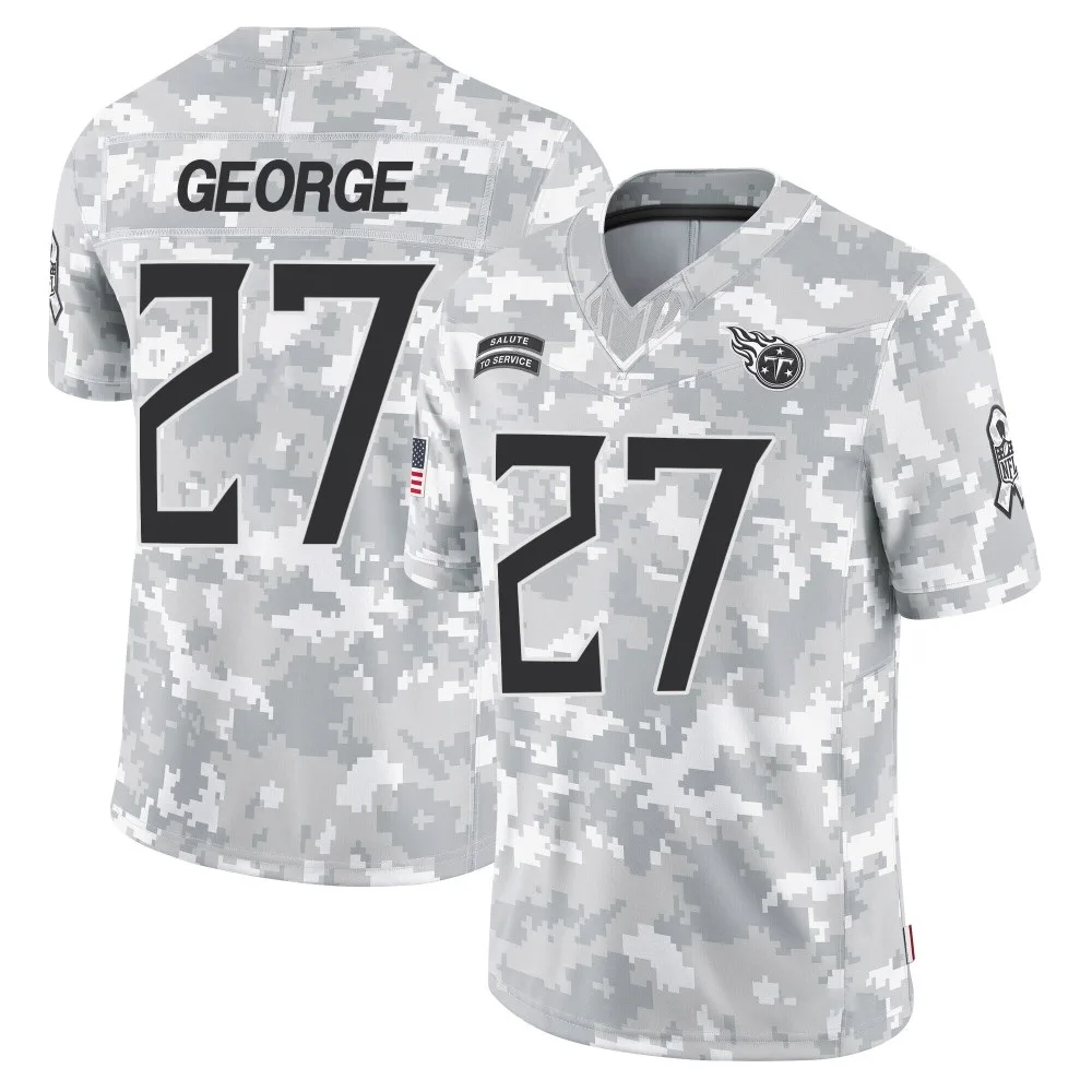 Men's Tennessee Titans Eddie George Nike 2024 Salute to Service Limited Arctic Camo Jersey Men's Tennessee Titans Eddie George Nike 2024 Salute to Service Limited Arctic Camo Jersey