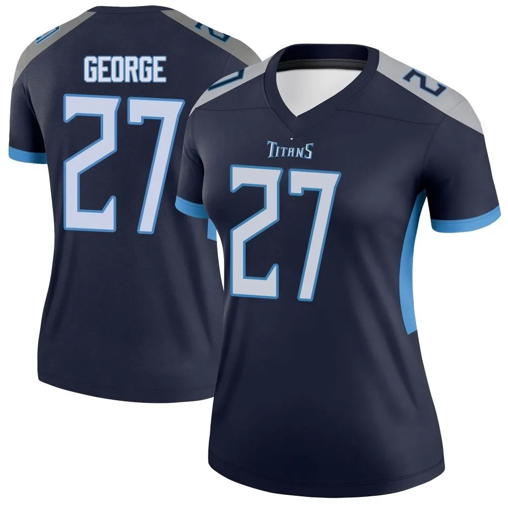 Women's Tennessee Titans Eddie George Nike Legend Navy Jersey Women's Tennessee Titans Eddie George Nike Legend Navy Jersey