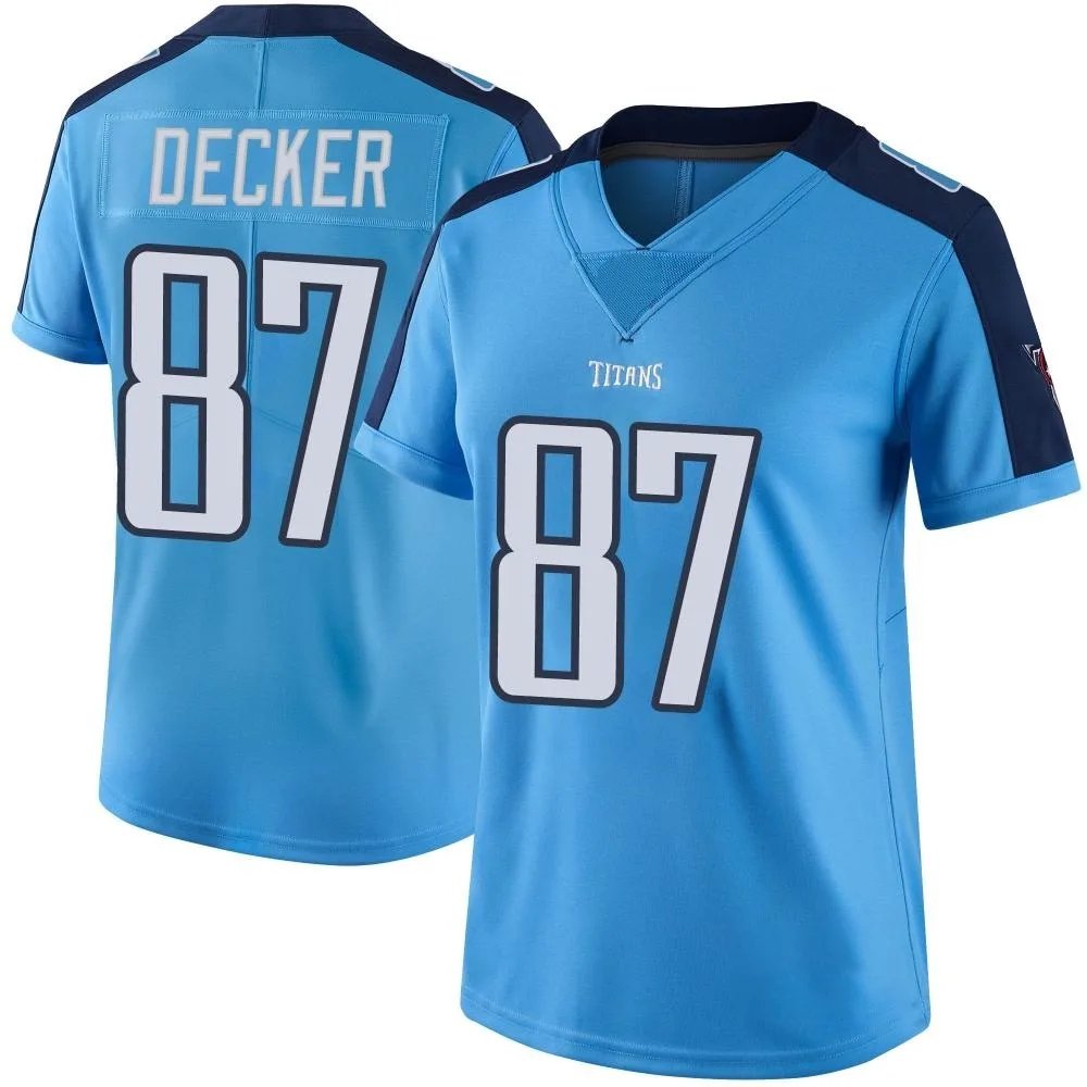 Women's Tennessee Titans Eric Decker Nike Color Rush Limited Light Blue Jersey Women's Tennessee Titans Eric Decker Nike Color Rush Limited Light Blue Jersey
