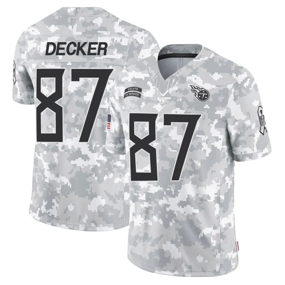 Youth Tennessee Titans Eric Decker Nike 2024 Salute to Service Limited Arctic Camo Jersey Youth Tennessee Titans Eric Decker Nike 2024 Salute to Service Limited Arctic Camo Jersey