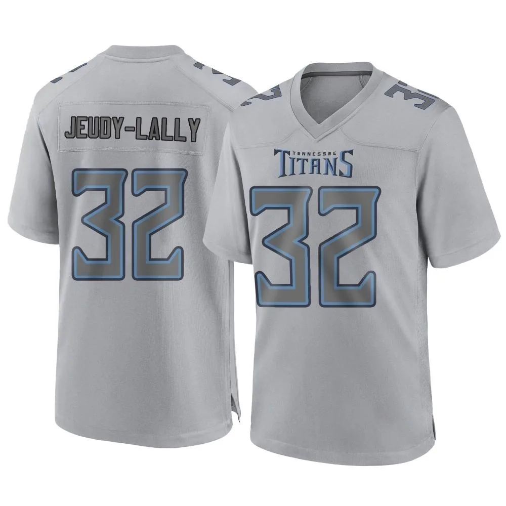Men's Tennessee Titans Gabe Jeudy-Lally Nike Atmosphere Fashion Game Gray Jersey Men's Tennessee Titans Gabe Jeudy-Lally Nike Atmosphere Fashion Game Gray Jersey