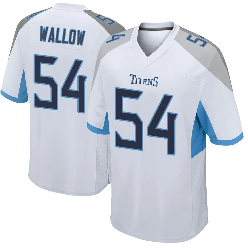 Men's Tennessee Titans Garret Wallow Nike Game White Jersey Men's Tennessee Titans Garret Wallow Nike Game White Jersey