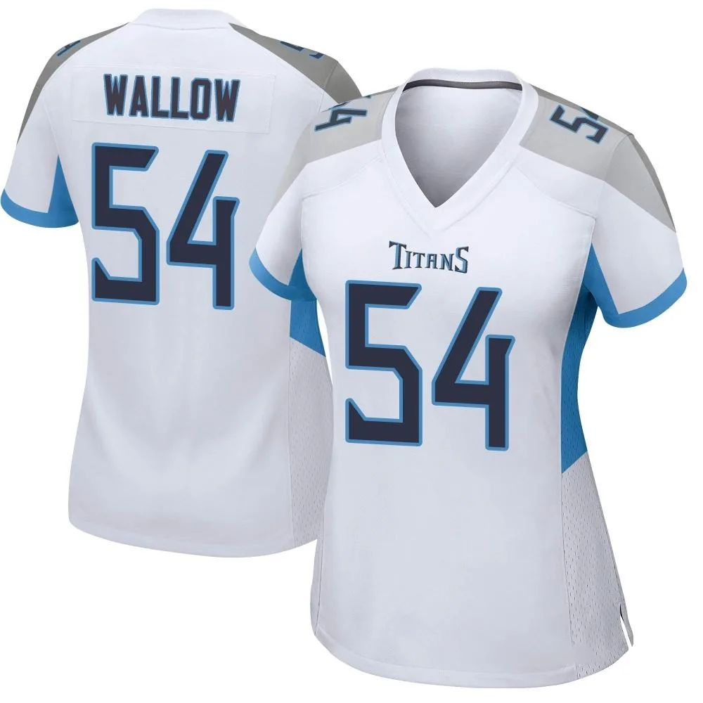 Women's Tennessee Titans Garret Wallow Nike Game White Jersey Women's Tennessee Titans Garret Wallow Nike Game White Jersey
