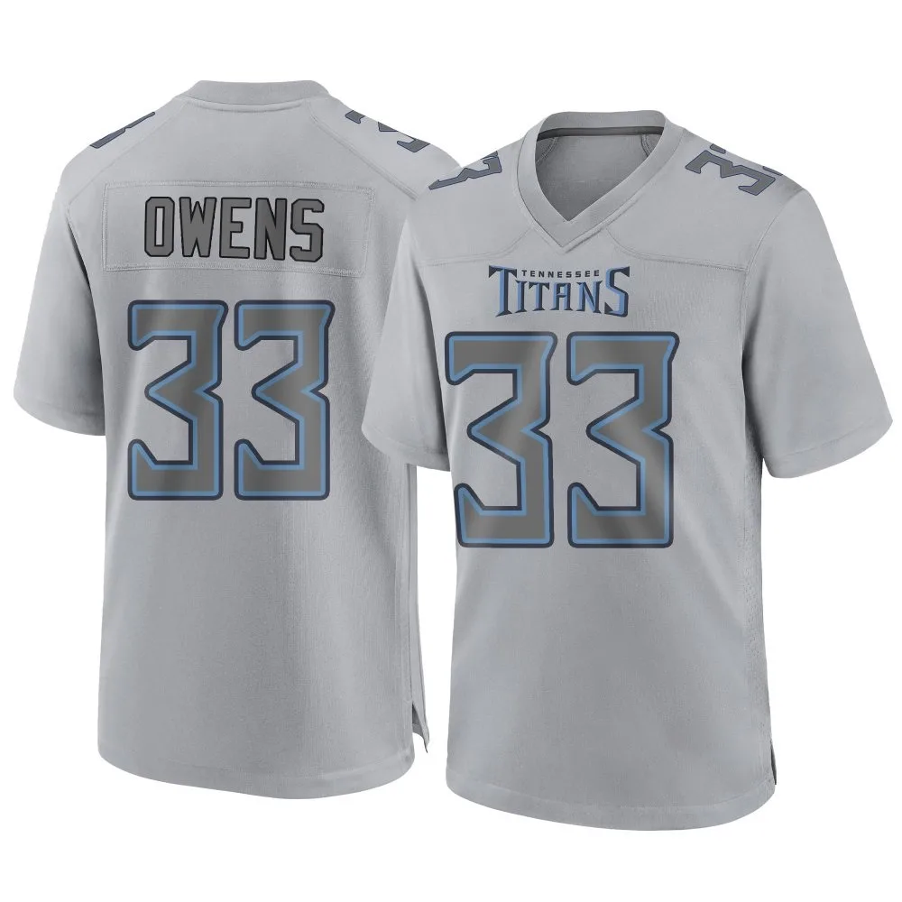 Men's Tennessee Titans Gervarrius Owens Nike Atmosphere Fashion Game Gray Jersey Men's Tennessee Titans Gervarrius Owens Nike Atmosphere Fashion Game Gray Jersey