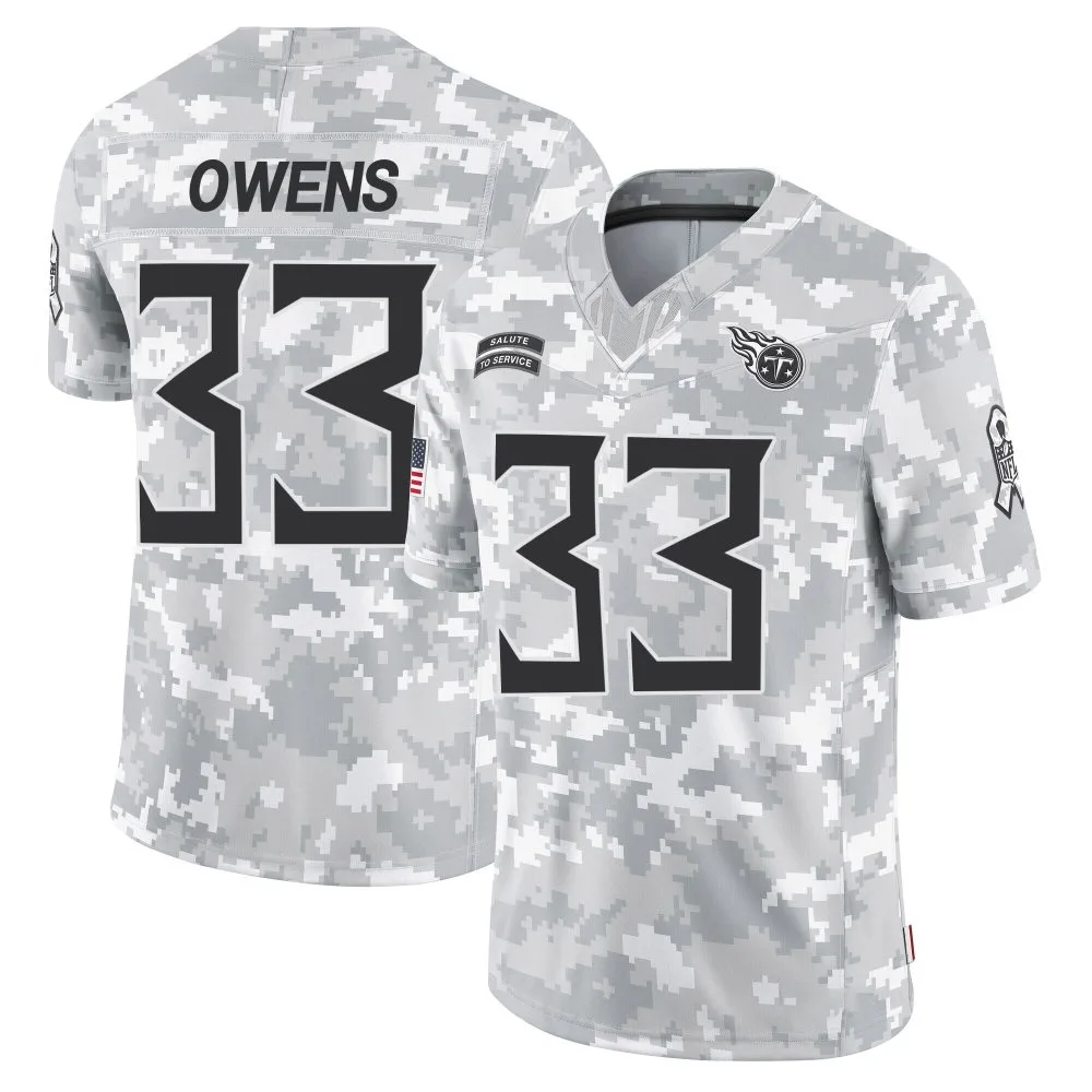 Youth Tennessee Titans Gervarrius Owens Nike 2024 Salute to Service Limited Arctic Camo Jersey Youth Tennessee Titans Gervarrius Owens Nike 2024 Salute to Service Limited Arctic Camo Jersey