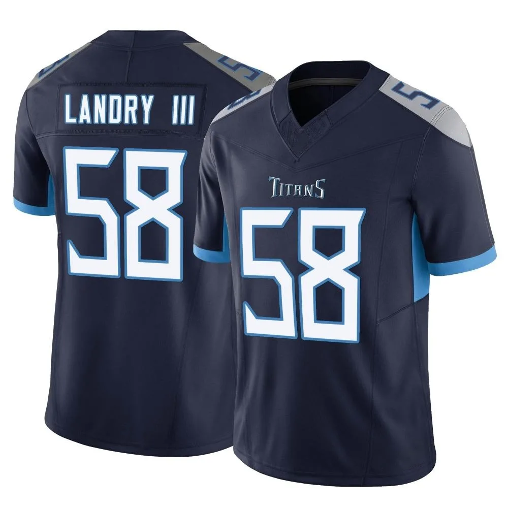 Men's Tennessee Titans Harold Landry Iii Nike Vapor F.U.S.E. Limited Navy Jersey Men's Tennessee Titans Harold Landry Iii Nike Vapor F.U.S.E. Limited Navy Jersey