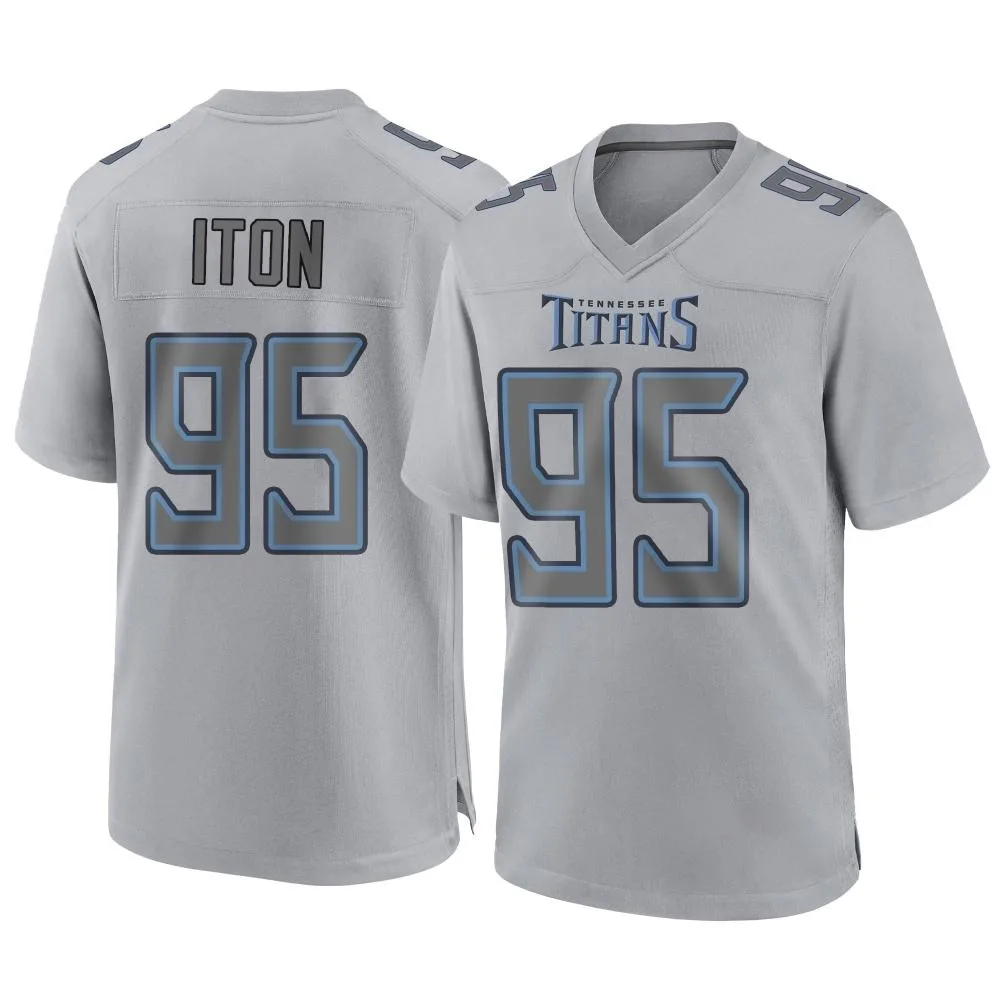 Men's Tennessee Titans Isaiah Iton Nike Atmosphere Fashion Game Gray Jersey Men's Tennessee Titans Isaiah Iton Nike Atmosphere Fashion Game Gray Jersey