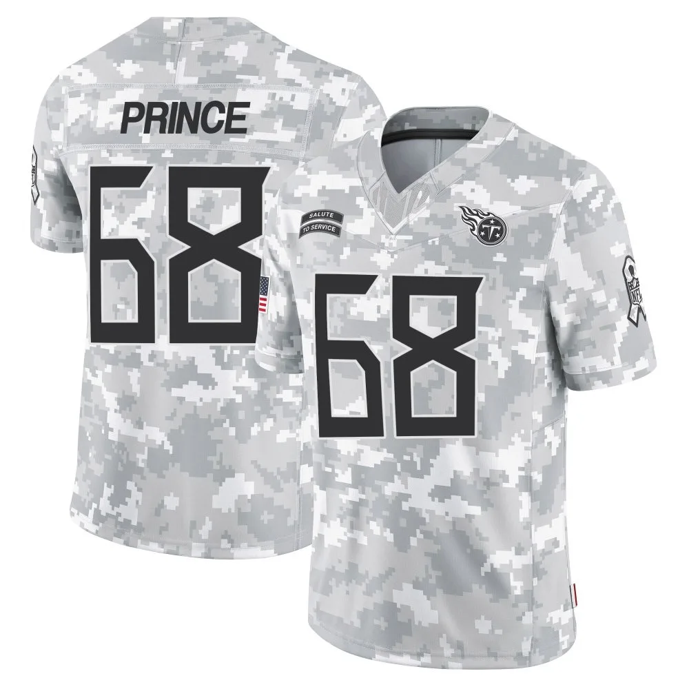 Youth Tennessee Titans Isaiah Prince Nike 2024 Salute to Service Limited Arctic Camo Jersey Youth Tennessee Titans Isaiah Prince Nike 2024 Salute to Service Limited Arctic Camo Jersey