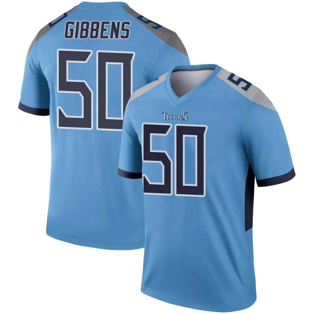 Men's Tennessee Titans Jack Gibbens Nike Legend Light Blue Jersey Men's Tennessee Titans Jack Gibbens Nike Legend Light Blue Jersey