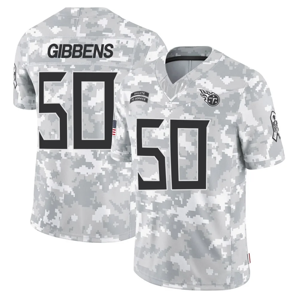 Youth Tennessee Titans Jack Gibbens Nike 2024 Salute to Service Limited Arctic Camo Jersey Youth Tennessee Titans Jack Gibbens Nike 2024 Salute to Service Limited Arctic Camo Jersey