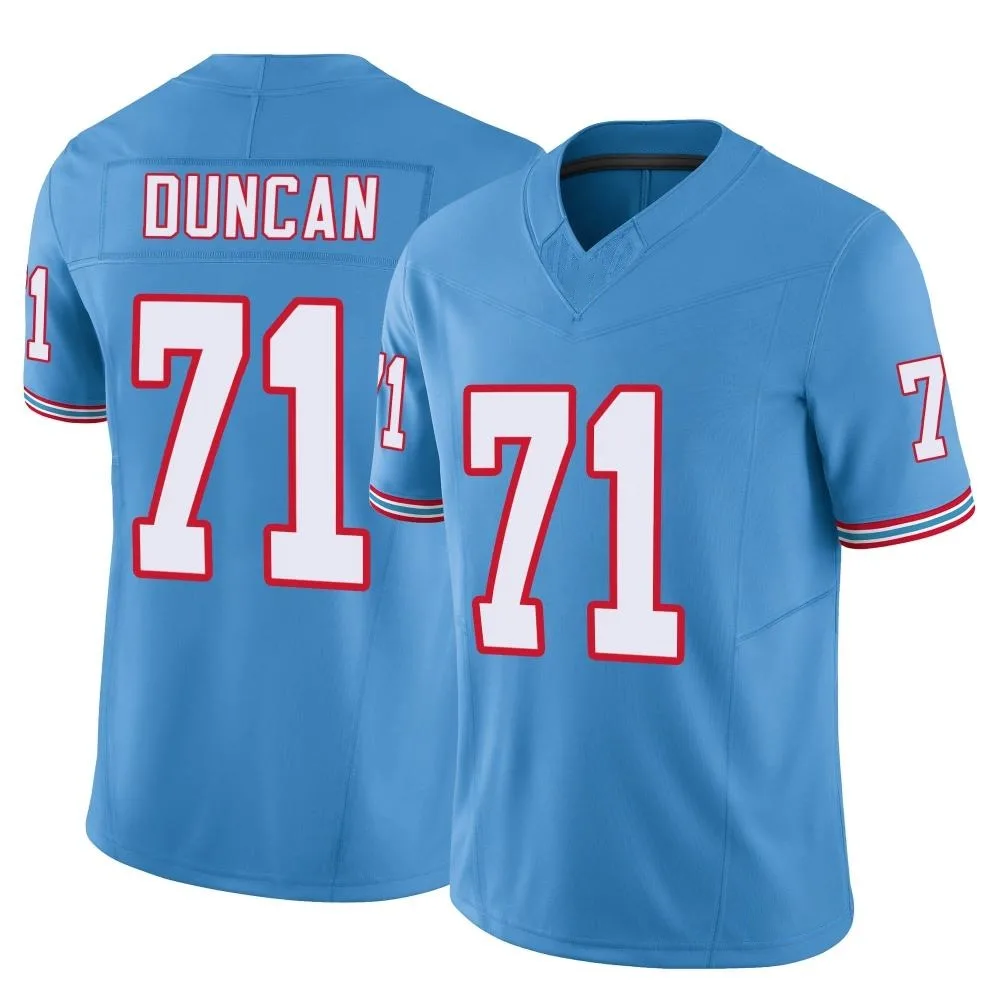Men's Tennessee Titans Jaelyn Duncan Nike Vapor F.U.S.E. Limited Light Blue Jersey Men's Tennessee Titans Jaelyn Duncan Nike Vapor F.U.S.E. Limited Light Blue Jersey