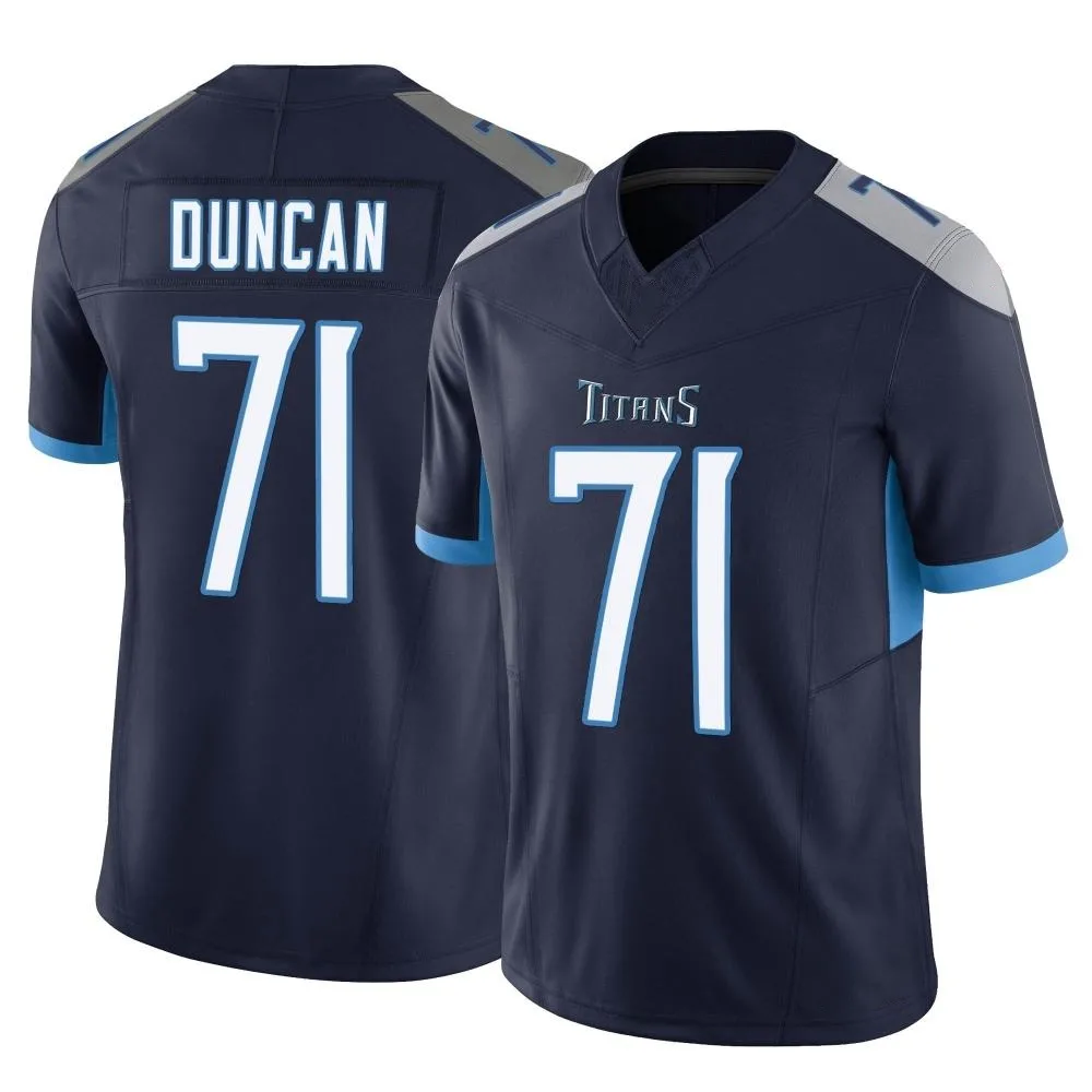 Men's Tennessee Titans Jaelyn Duncan Nike Vapor F.U.S.E. Limited Navy Jersey Men's Tennessee Titans Jaelyn Duncan Nike Vapor F.U.S.E. Limited Navy Jersey