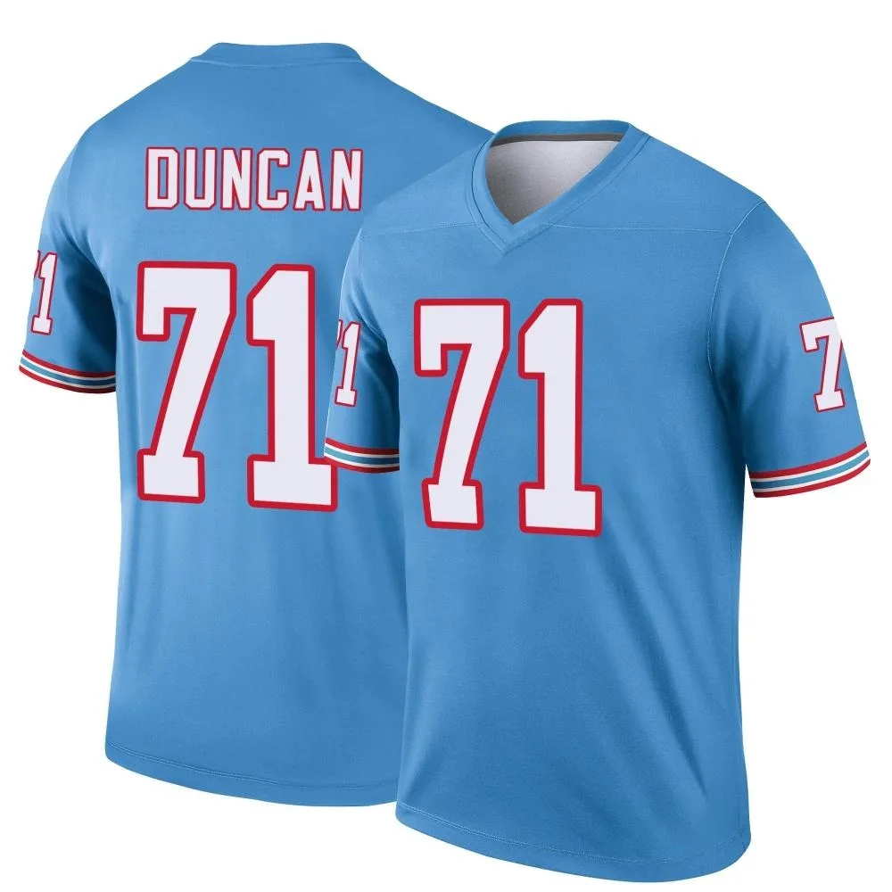 Youth Tennessee Titans Jaelyn Duncan Nike Oilers Throwback Legend Light Blue Jersey Youth Tennessee Titans Jaelyn Duncan Nike Oilers Throwback Legend Light Blue Jersey