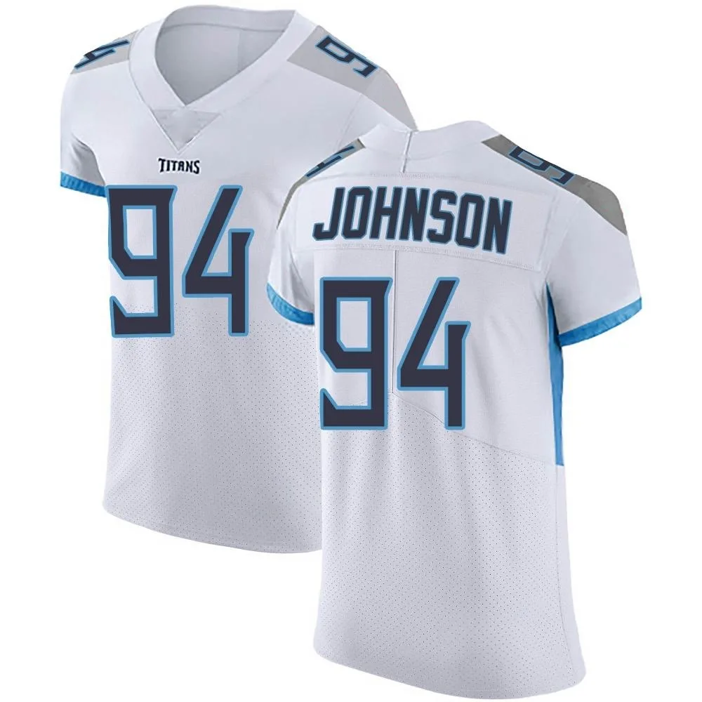 Men's Tennessee Titans Jaleel Johnson Nike Vapor Untouchable Elite White Jersey Men's Tennessee Titans Jaleel Johnson Nike Vapor Untouchable Elite White Jersey