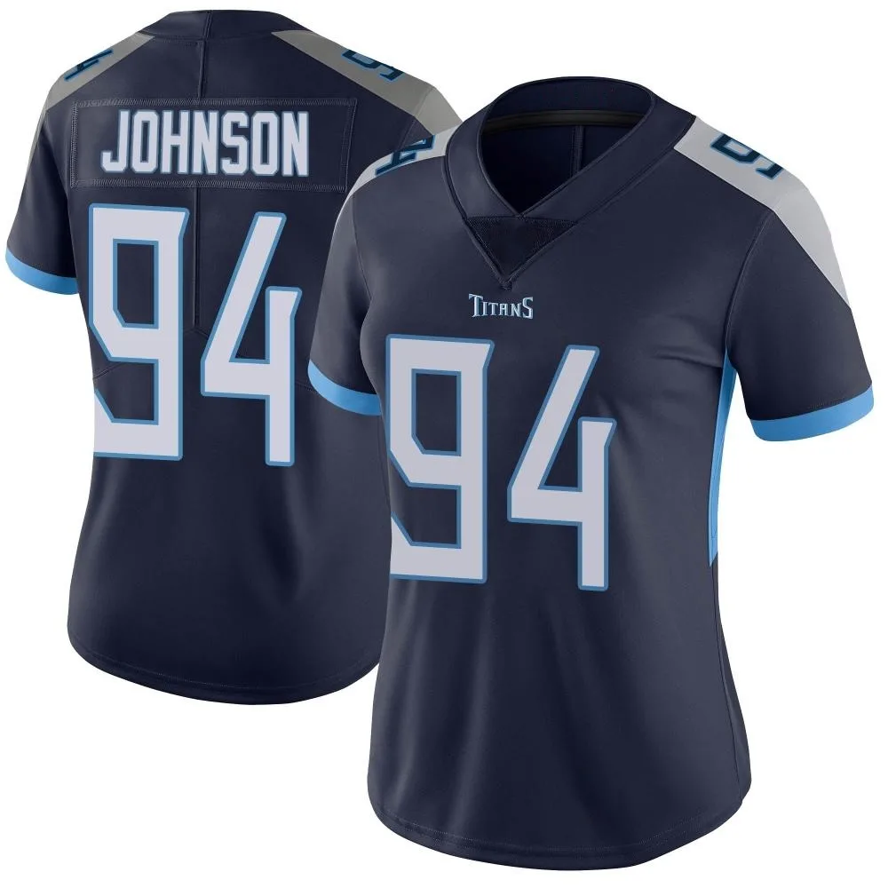 Women's Tennessee Titans Jaleel Johnson Nike Vapor Untouchable Limited Navy Jersey Women's Tennessee Titans Jaleel Johnson Nike Vapor Untouchable Limited Navy Jersey