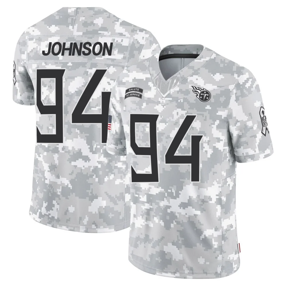 Youth Tennessee Titans Jaleel Johnson Nike 2024 Salute to Service Limited Arctic Camo Jersey Youth Tennessee Titans Jaleel Johnson Nike 2024 Salute to Service Limited Arctic Camo Jersey