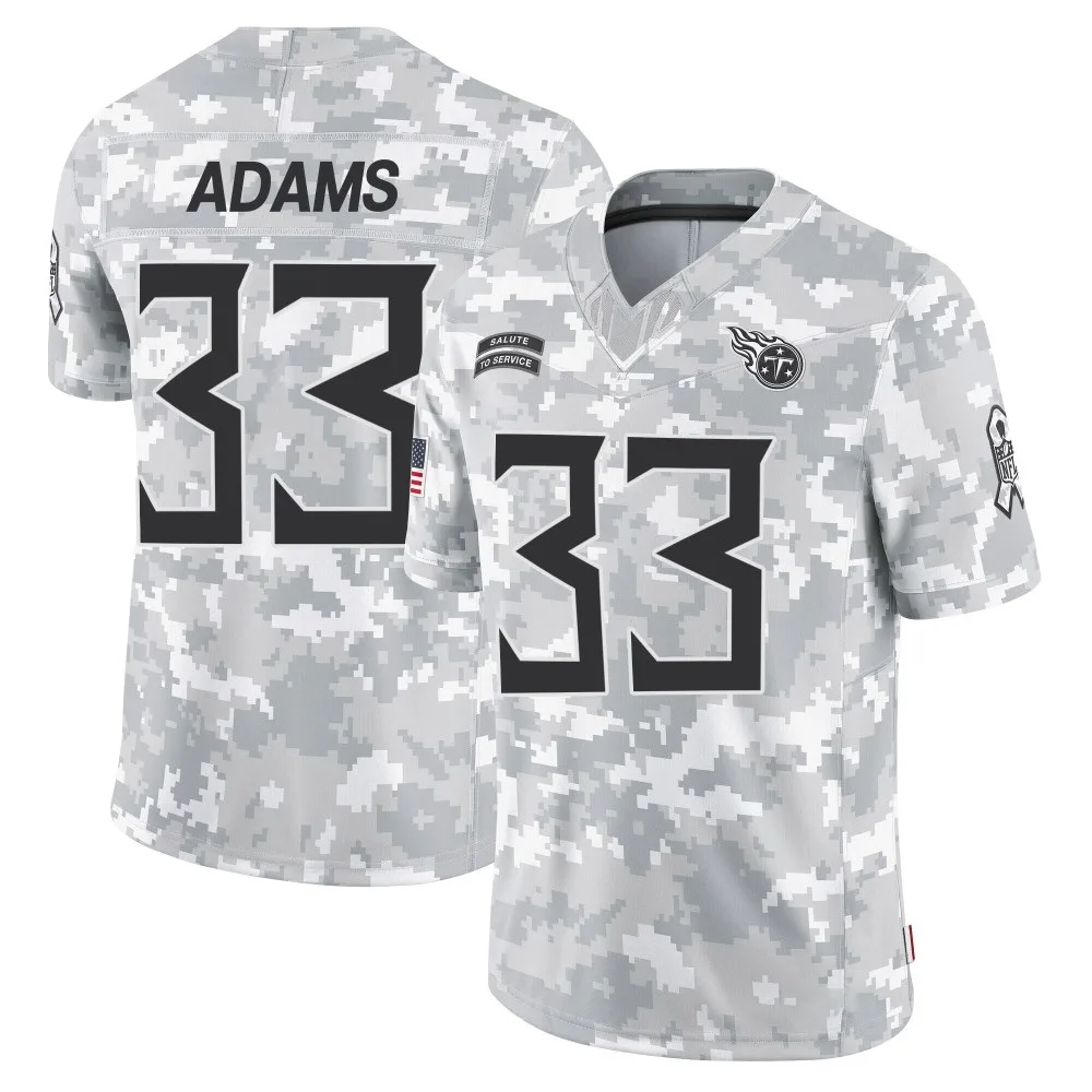 Men's Tennessee Titans Jamal Adams Nike 2024 Salute to Service Limited Arctic Camo Jersey Men's Tennessee Titans Jamal Adams Nike 2024 Salute to Service Limited Arctic Camo Jersey