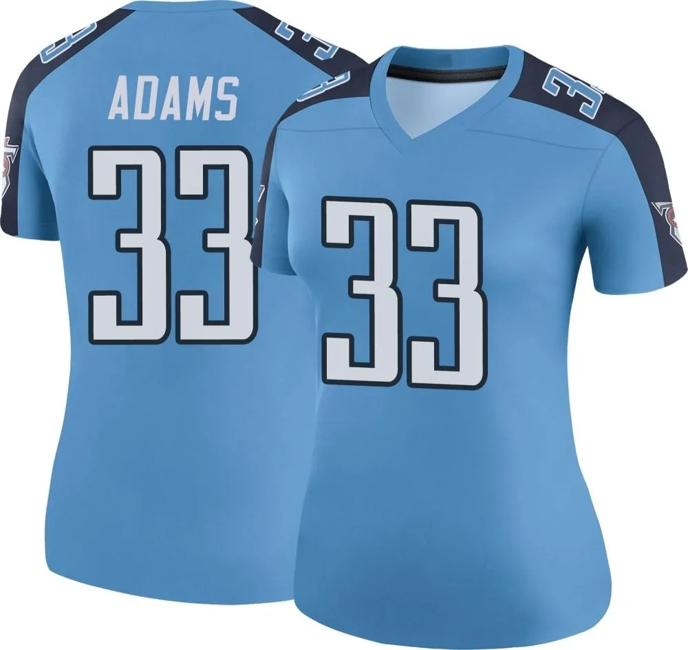 Women's Tennessee Titans Jamal Adams Nike Color Rush Legend Light Blue Jersey Women's Tennessee Titans Jamal Adams Nike Color Rush Legend Light Blue Jersey