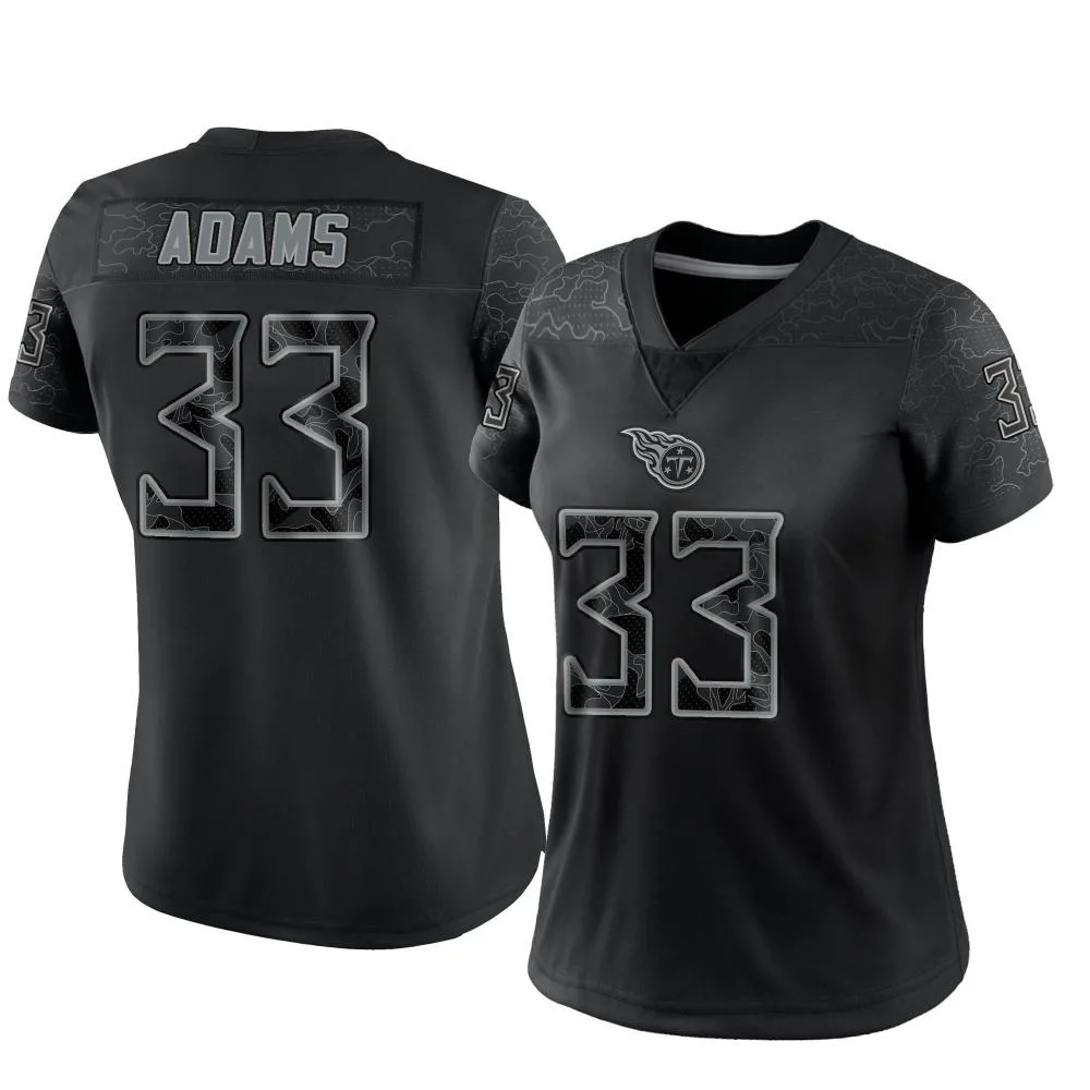 Women's Tennessee Titans Jamal Adams Nike Reflective Limited Black Jersey Women's Tennessee Titans Jamal Adams Nike Reflective Limited Black Jersey