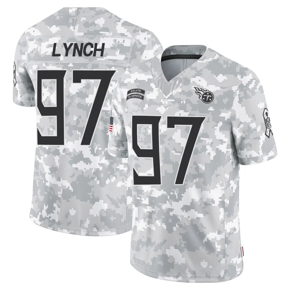 Men's Tennessee Titans James Lynch Nike 2024 Salute to Service Limited Arctic Camo Jersey Men's Tennessee Titans James Lynch Nike 2024 Salute to Service Limited Arctic Camo Jersey