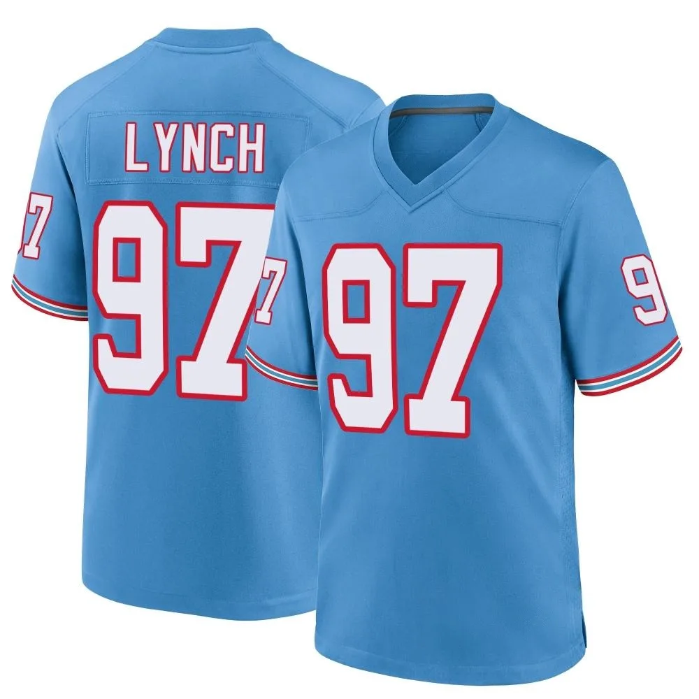 Youth Tennessee Titans James Lynch Nike Oilers Throwback Alternate Game Light Blue Jersey Youth Tennessee Titans James Lynch Nike Oilers Throwback Alternate Game Light Blue Jersey