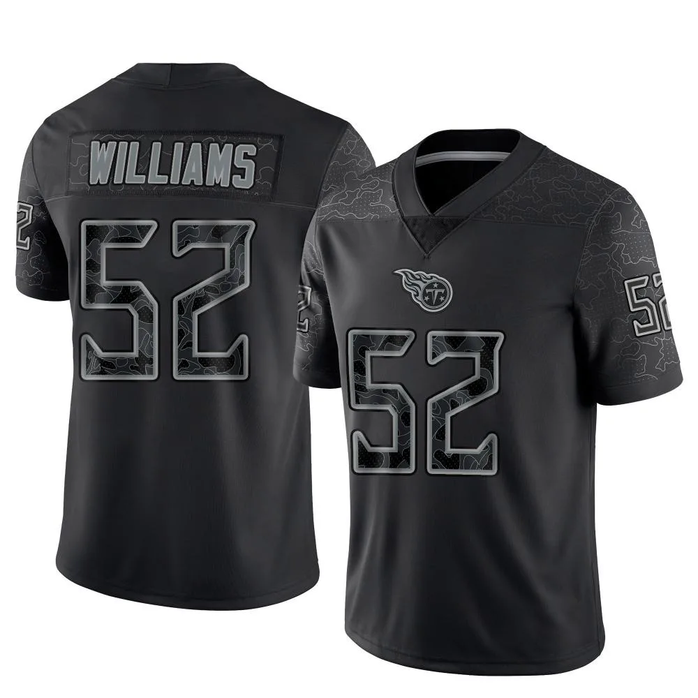 Men's Tennessee Titans James Williams Nike Reflective Limited Black Jersey Men's Tennessee Titans James Williams Nike Reflective Limited Black Jersey