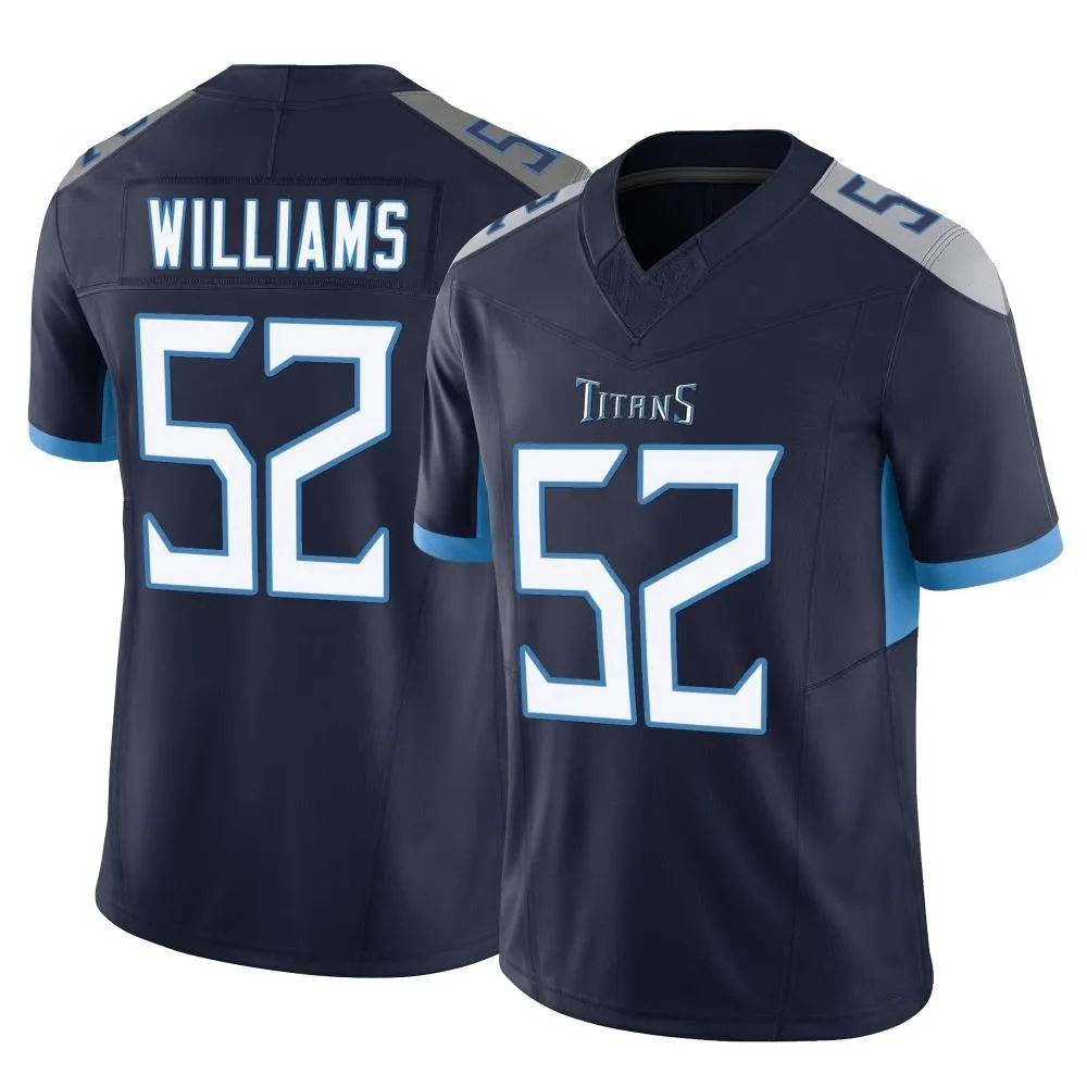Men's Tennessee Titans James Williams Nike Vapor F.U.S.E. Limited Navy Jersey Men's Tennessee Titans James Williams Nike Vapor F.U.S.E. Limited Navy Jersey