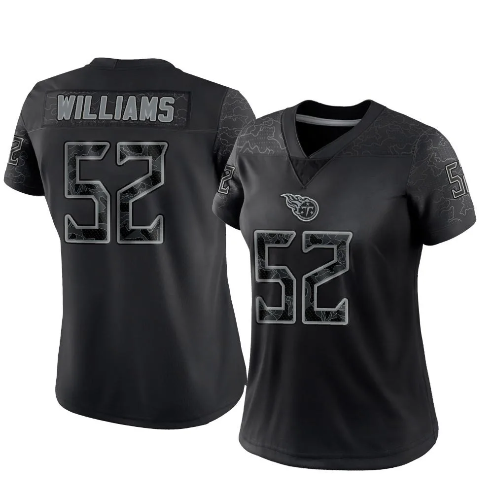 Women's Tennessee Titans James Williams Nike Reflective Limited Black Jersey Women's Tennessee Titans James Williams Nike Reflective Limited Black Jersey
