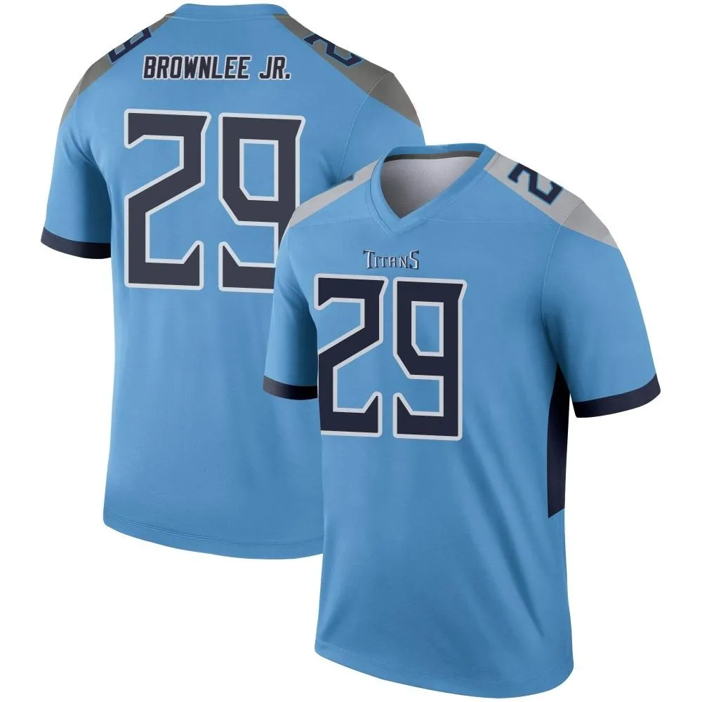 Men's Tennessee Titans Jarvis Brownlee Jr. Nike Legend Light Blue Jersey Men's Tennessee Titans Jarvis Brownlee Jr. Nike Legend Light Blue Jersey