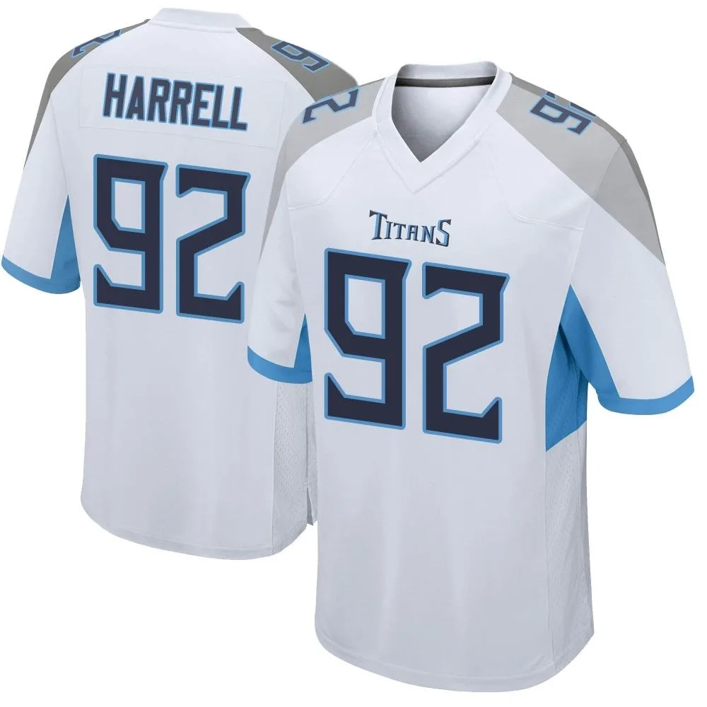 Men's Tennessee Titans Jaylen Harrell Nike Game White Jersey Men's Tennessee Titans Jaylen Harrell Nike Game White Jersey