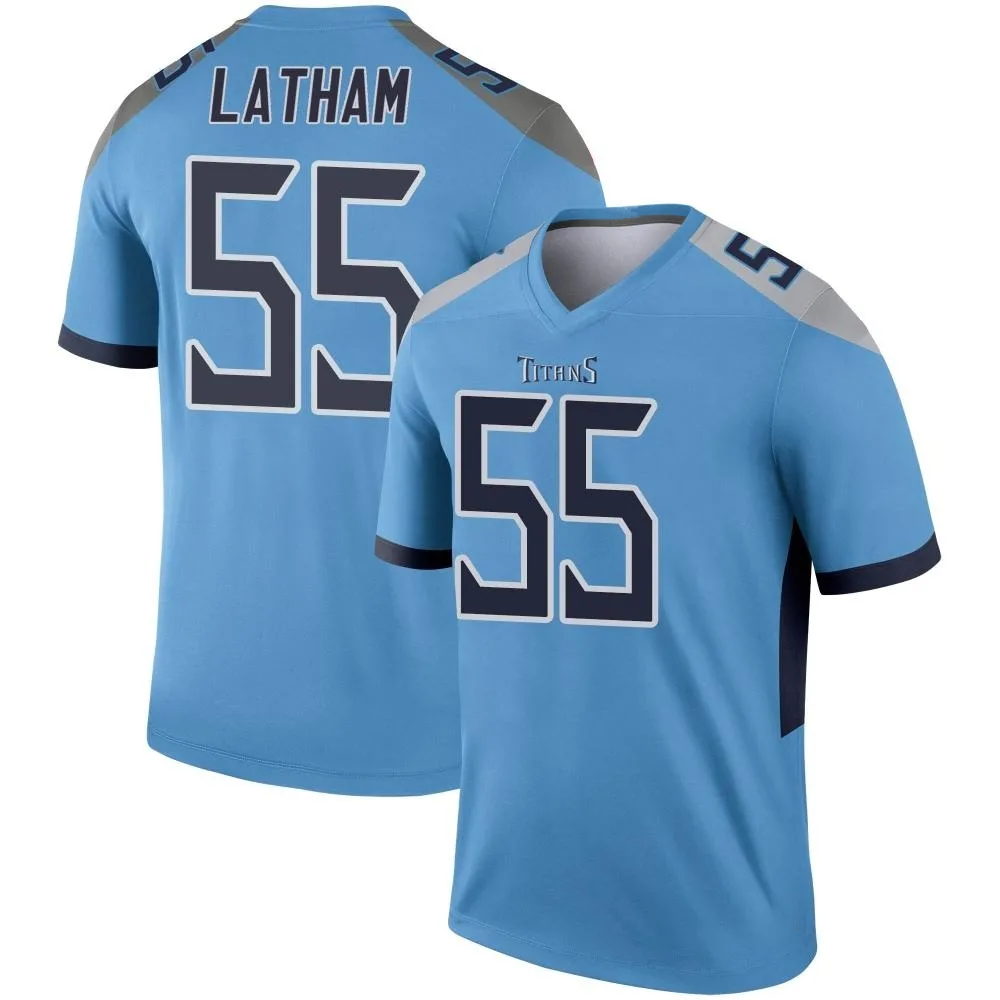 Men's Tennessee Titans Jc Latham Nike Legend Light Blue Jersey Men's Tennessee Titans Jc Latham Nike Legend Light Blue Jersey