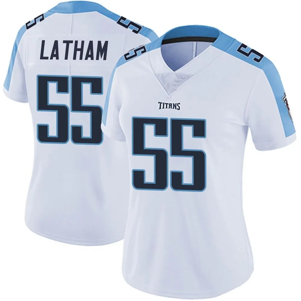 Women's Tennessee Titans Jc Latham Nike Vapor Untouchable Limited White Jersey Women's Tennessee Titans Jc Latham Nike Vapor Untouchable Limited White Jersey