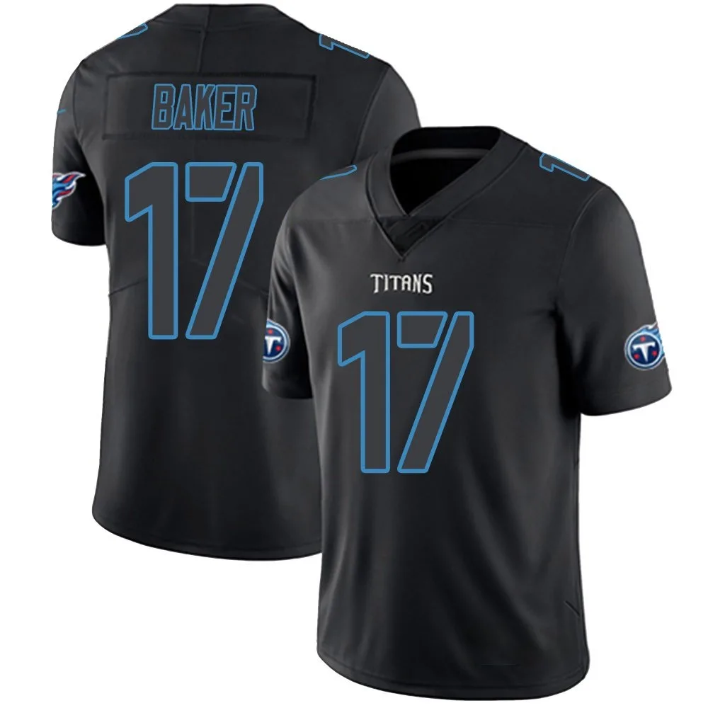 Men's Tennessee Titans Jerome Baker Nike Limited Black Impact Jersey Men's Tennessee Titans Jerome Baker Nike Limited Black Impact Jersey
