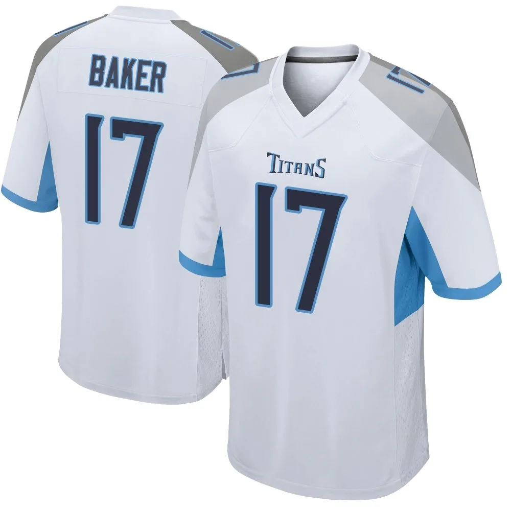 Youth Tennessee Titans Jerome Baker Nike Game White Jersey Youth Tennessee Titans Jerome Baker Nike Game White Jersey
