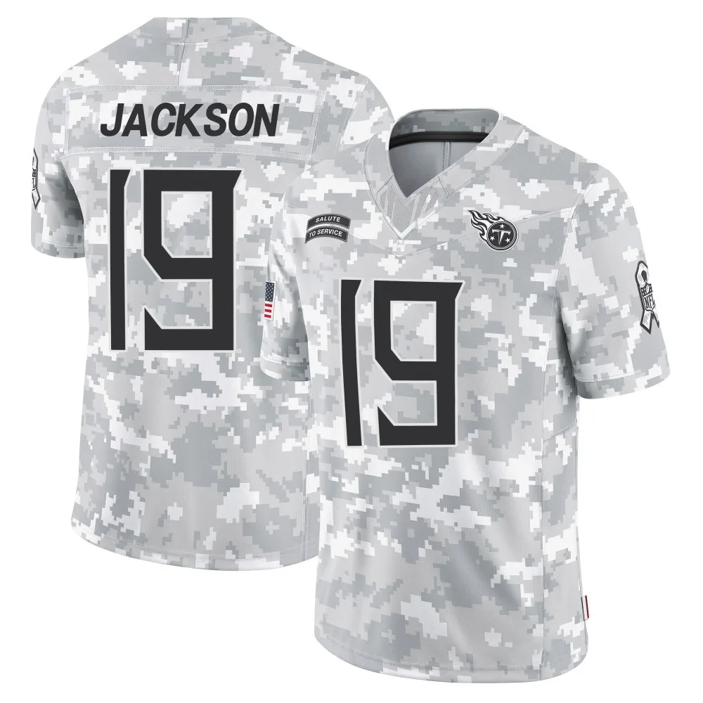 Men's Tennessee Titans Jha'quan Jackson Nike 2024 Salute to Service Limited Arctic Camo Jersey Men's Tennessee Titans Jha'quan Jackson Nike 2024 Salute to Service Limited Arctic Camo Jersey