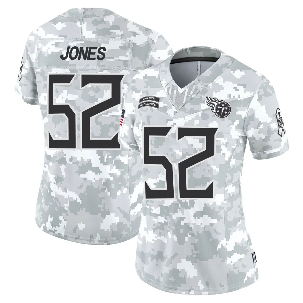 Women's Tennessee Titans Joe Jones Nike 2024 Salute to Service Limited Arctic Camo Jersey Women's Tennessee Titans Joe Jones Nike 2024 Salute to Service Limited Arctic Camo Jersey