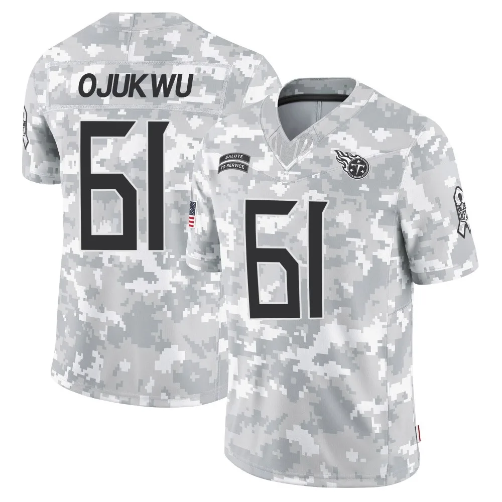 Men's Tennessee Titans John Ojukwu Nike 2024 Salute to Service Limited Arctic Camo Jersey Men's Tennessee Titans John Ojukwu Nike 2024 Salute to Service Limited Arctic Camo Jersey