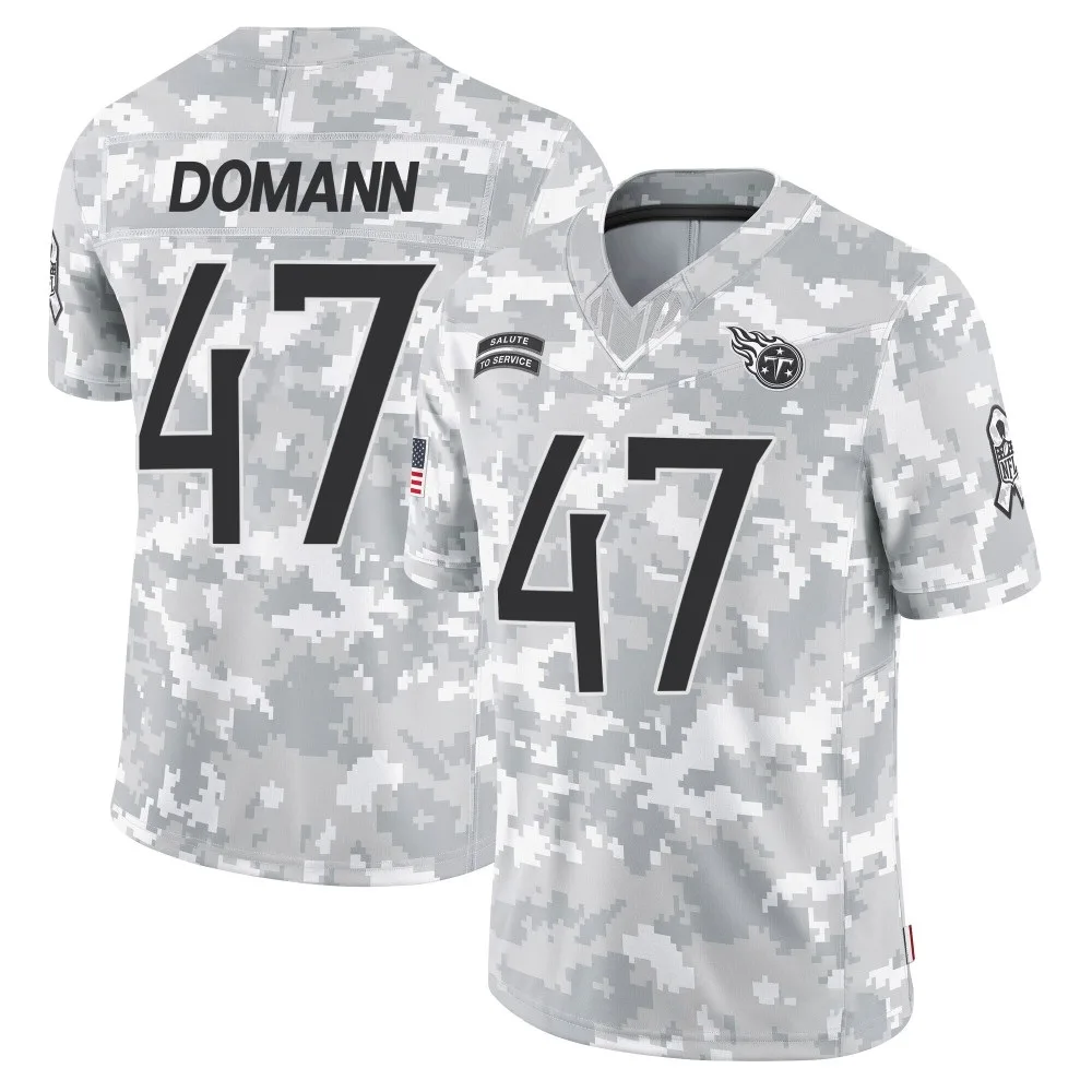 Men's Tennessee Titans Jojo Domann Nike 2024 Salute to Service Limited Arctic Camo Jersey Men's Tennessee Titans Jojo Domann Nike 2024 Salute to Service Limited Arctic Camo Jersey