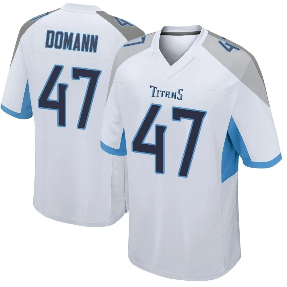 Men's Tennessee Titans Jojo Domann Nike Game White Jersey Men's Tennessee Titans Jojo Domann Nike Game White Jersey