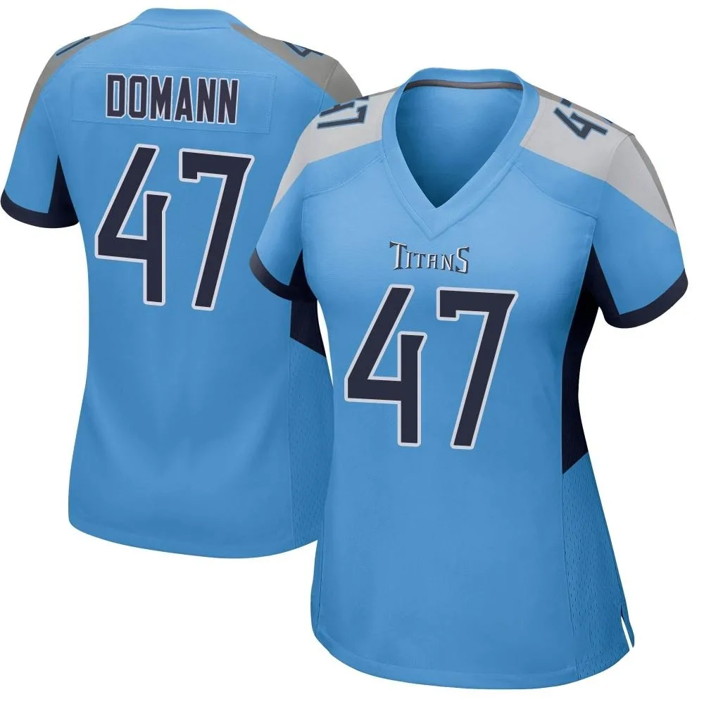 Women's Tennessee Titans Jojo Domann Nike Game Light Blue Jersey Women's Tennessee Titans Jojo Domann Nike Game Light Blue Jersey