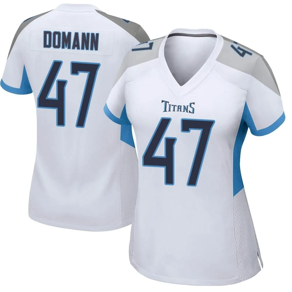 Women's Tennessee Titans Jojo Domann Nike Game White Jersey Women's Tennessee Titans Jojo Domann Nike Game White Jersey