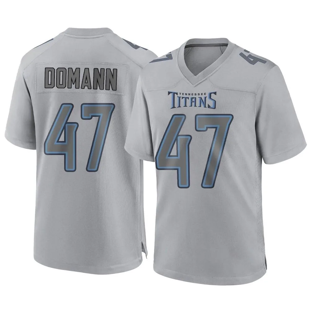 Youth Tennessee Titans Jojo Domann Nike Atmosphere Fashion Game Gray Jersey Youth Tennessee Titans Jojo Domann Nike Atmosphere Fashion Game Gray Jersey