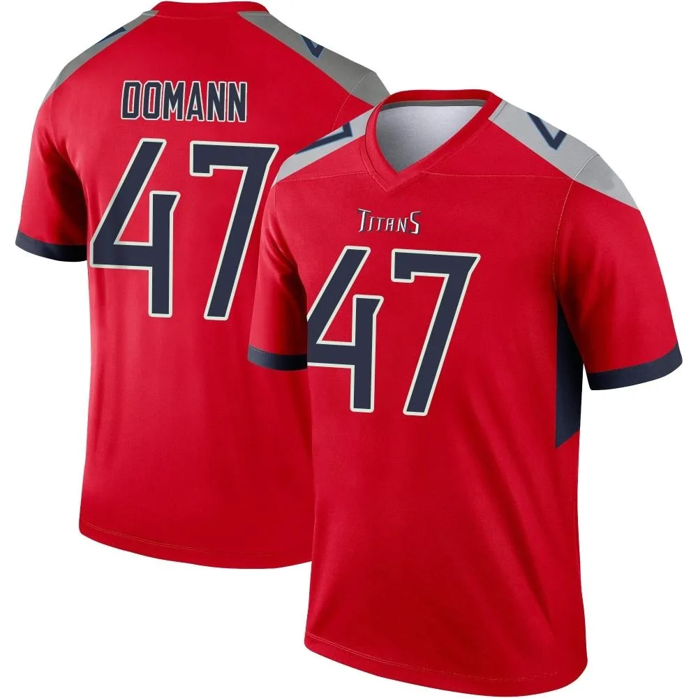 Youth Tennessee Titans Jojo Domann Nike Inverted Legend Red Jersey Youth Tennessee Titans Jojo Domann Nike Inverted Legend Red Jersey