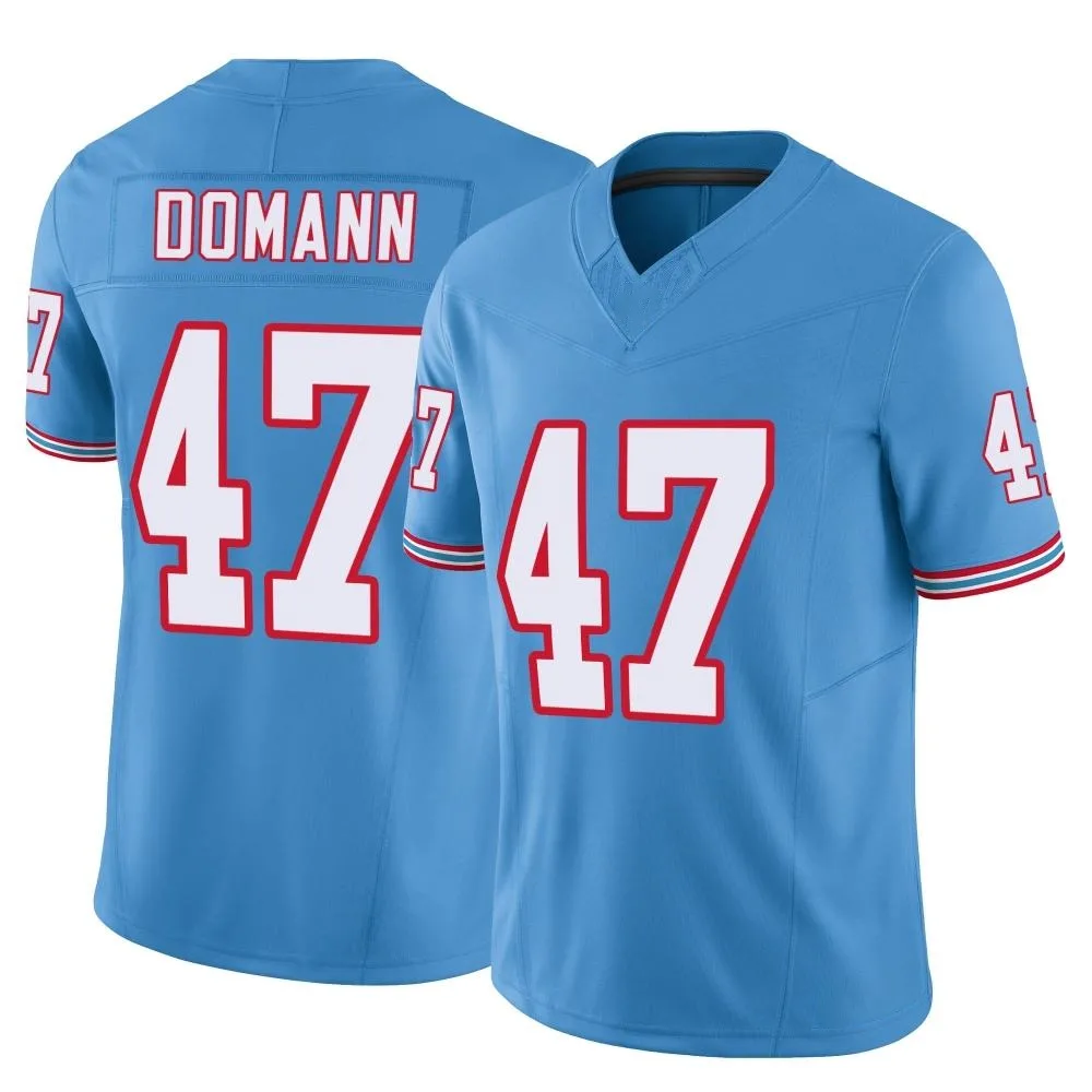 Youth Tennessee Titans Jojo Domann Nike Vapor F.U.S.E. Limited Light Blue Jersey Youth Tennessee Titans Jojo Domann Nike Vapor F.U.S.E. Limited Light Blue Jersey