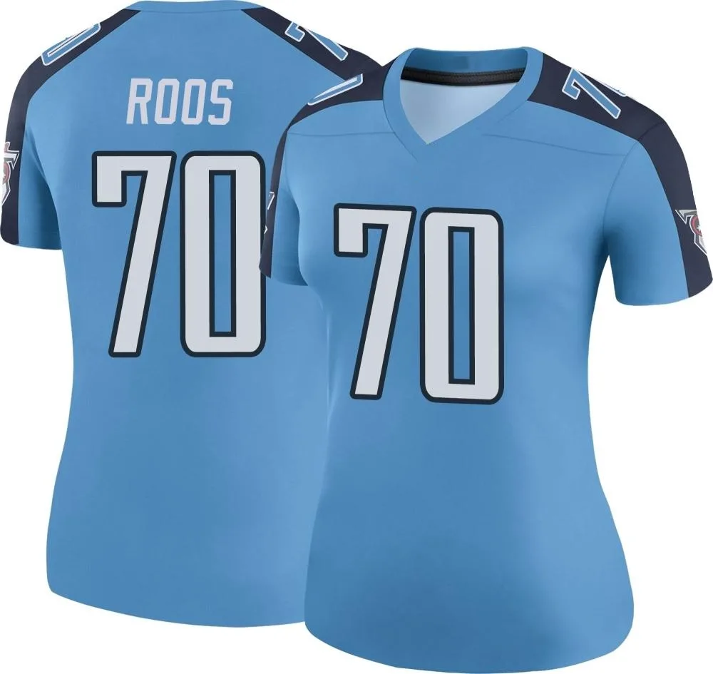 Women's Tennessee Titans Jordan Roos Nike Color Rush Legend Light Blue Jersey Women's Tennessee Titans Jordan Roos Nike Color Rush Legend Light Blue Jersey
