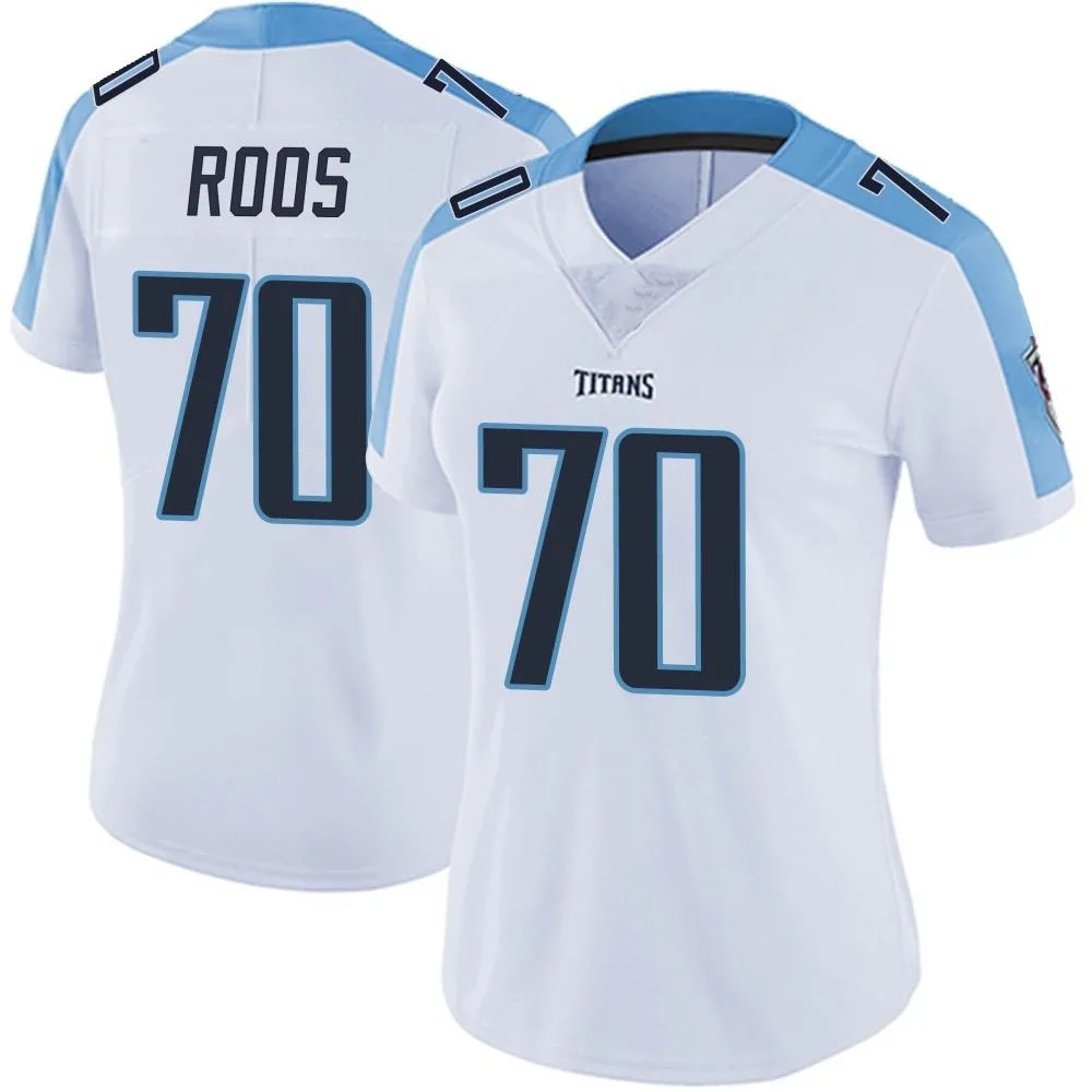 Women's Tennessee Titans Jordan Roos Nike Vapor Untouchable Limited White Jersey Women's Tennessee Titans Jordan Roos Nike Vapor Untouchable Limited White Jersey