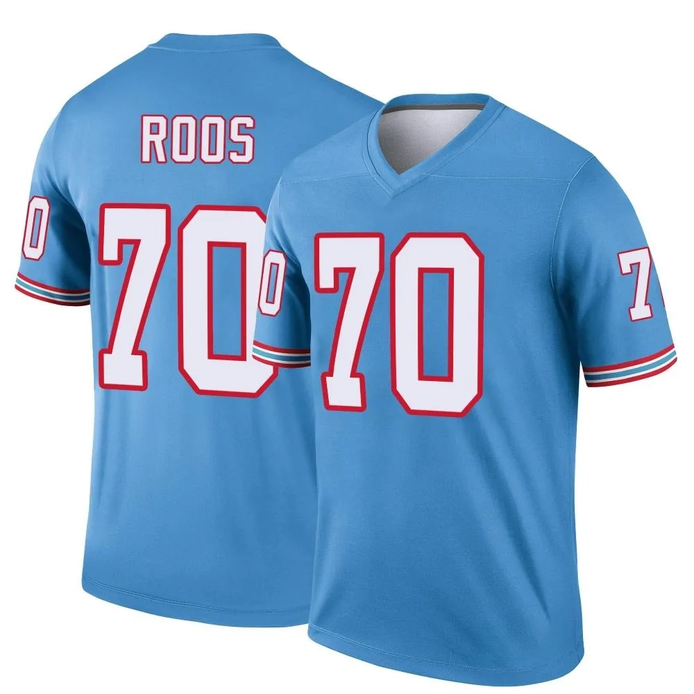 Youth Tennessee Titans Jordan Roos Nike Oilers Throwback Legend Light Blue Jersey Youth Tennessee Titans Jordan Roos Nike Oilers Throwback Legend Light Blue Jersey