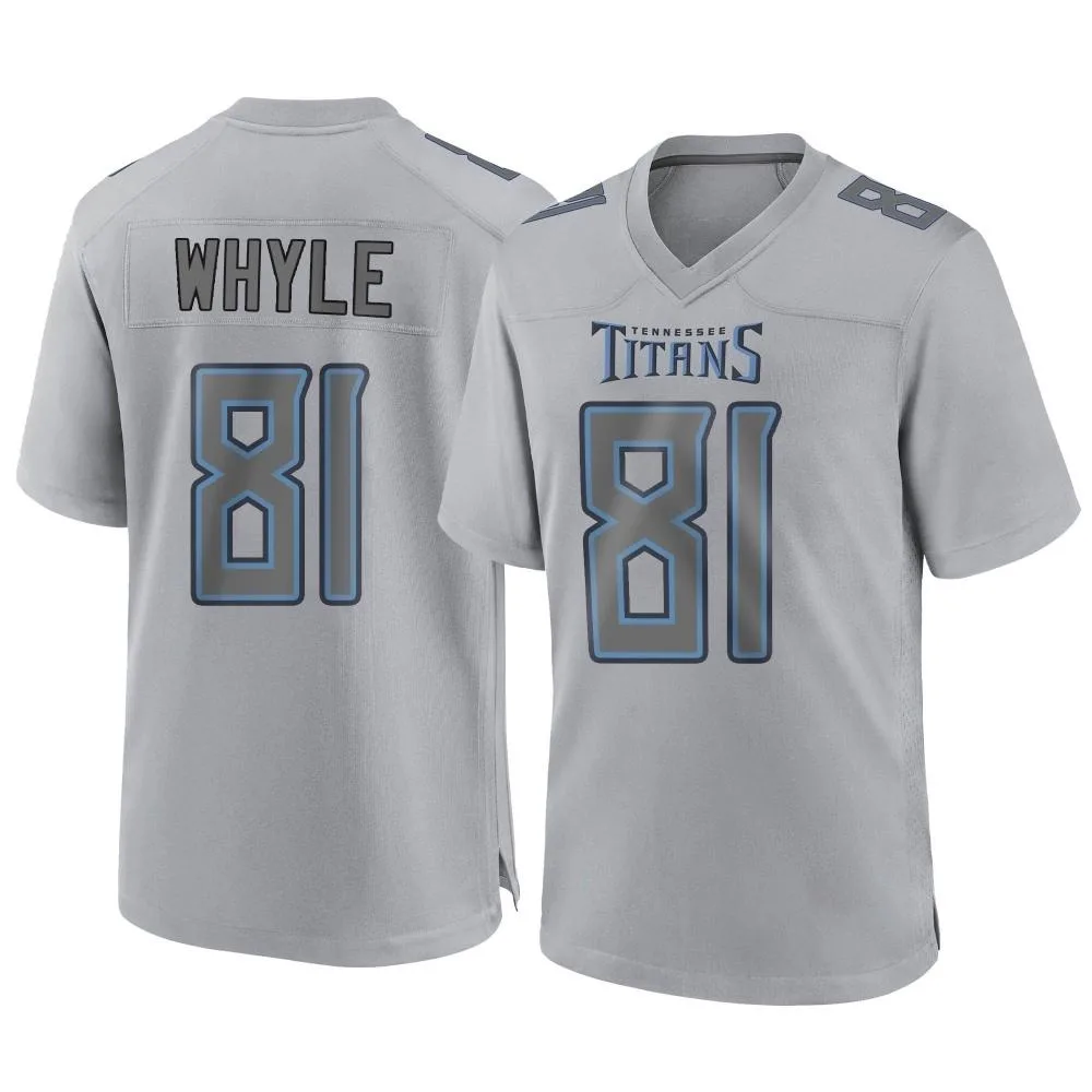 Men's Tennessee Titans Josh Whyle Nike Atmosphere Fashion Game Gray Jersey Men's Tennessee Titans Josh Whyle Nike Atmosphere Fashion Game Gray Jersey