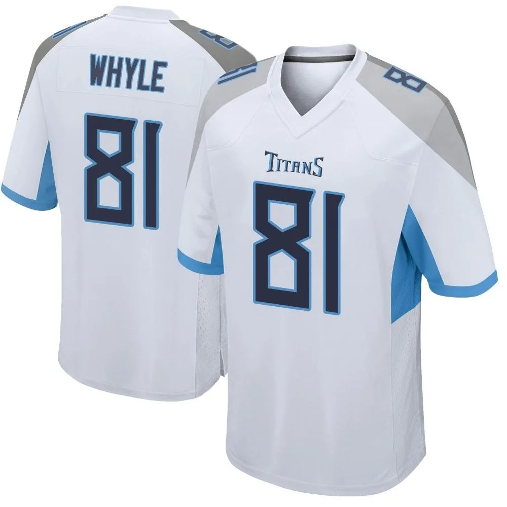 Men's Tennessee Titans Josh Whyle Nike Game White Jersey Men's Tennessee Titans Josh Whyle Nike Game White Jersey