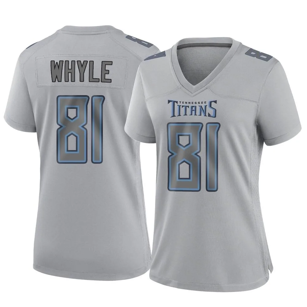 Women's Tennessee Titans Josh Whyle Nike Atmosphere Fashion Game Gray Jersey Women's Tennessee Titans Josh Whyle Nike Atmosphere Fashion Game Gray Jersey